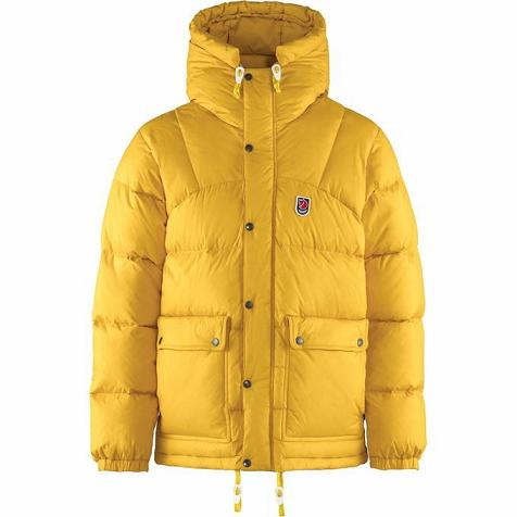 Fjällräven Expedition Down Jacket Yellow Singapore For Men (SG-184412)